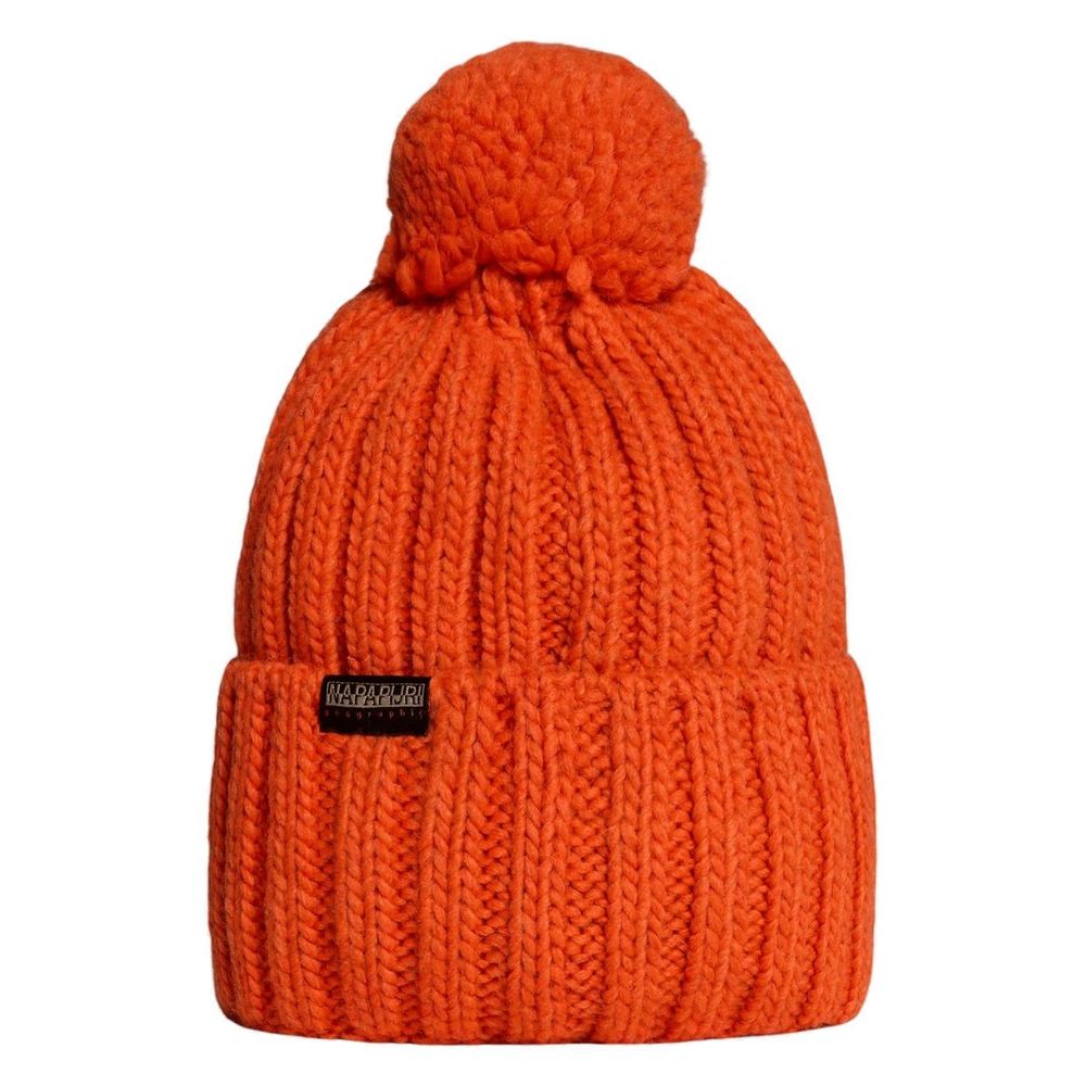 Napapijri Orange Acrylic Hats & Cap