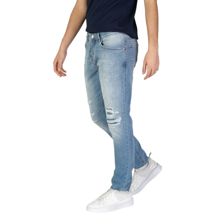 Antony Morato Blue Cotton Jeans & Pant