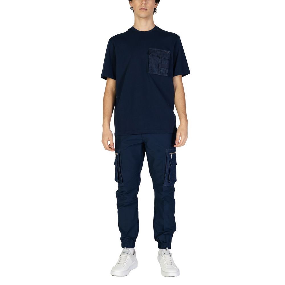 Antony Morato Blue Cotton T-Shirt