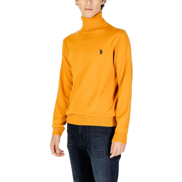 U.S. POLO ASSN. Orange Cotton Sweater