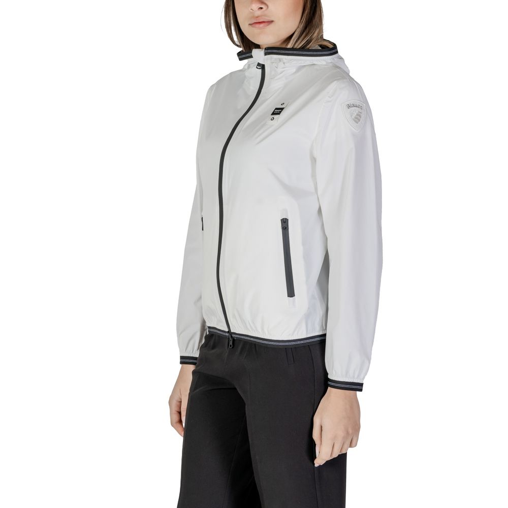 Blauer White Polyamide Jackets & Coat