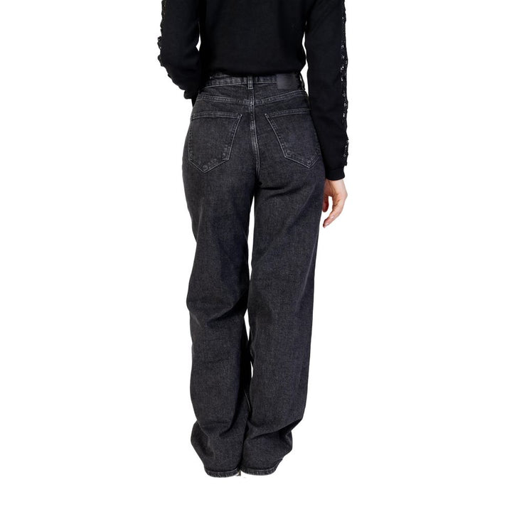 Only Black Cotton Jeans & Pant