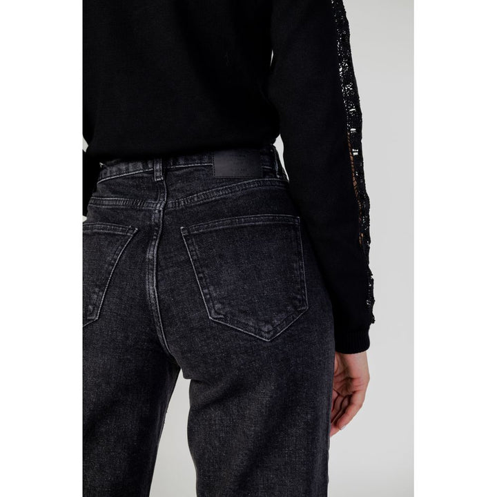 Only Black Cotton Jeans & Pant