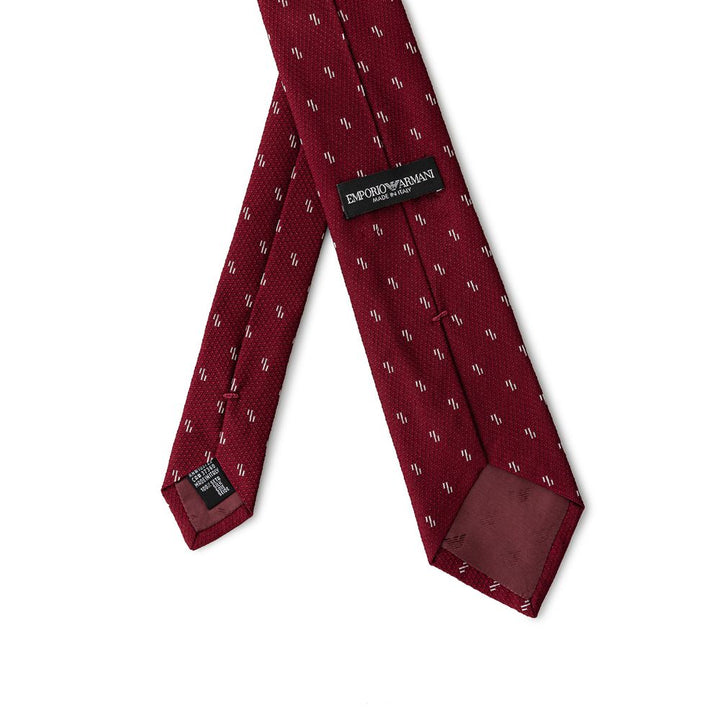 Emporio Armani Bordeaux Silk Ties & Bowty