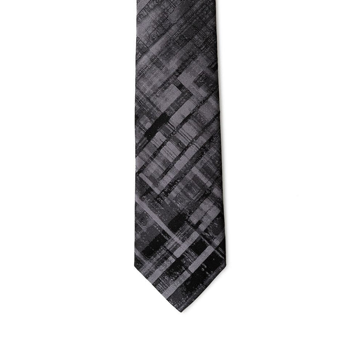 Emporio Armani Gray Silk Ties & Bowty