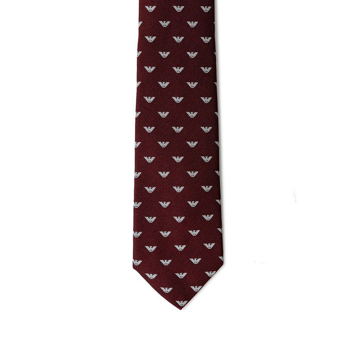 Emporio Armani Red Silk Ties & Bowty