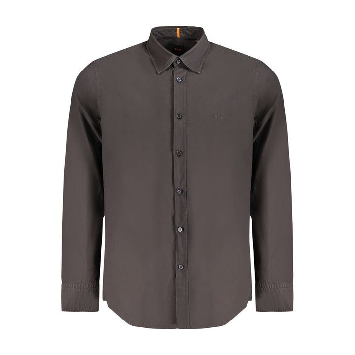 Hugo Boss Black Cotton Shirt