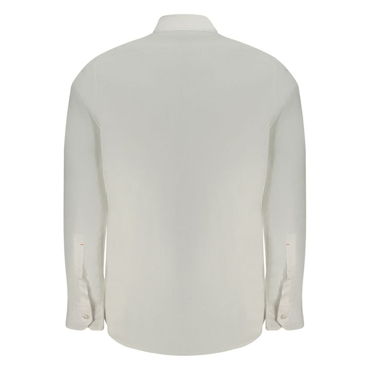 Hugo Boss White Cotton Shirt