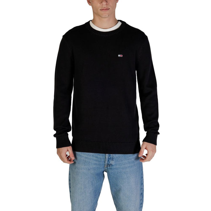 Tommy Hilfiger Jeans Black Organic Cotton Sweater