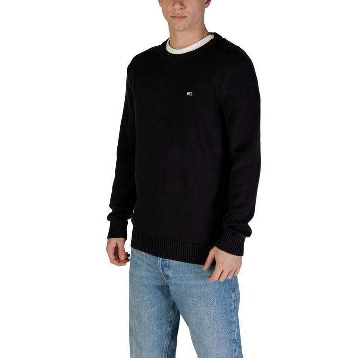 Tommy Hilfiger Jeans Black Organic Cotton Sweater