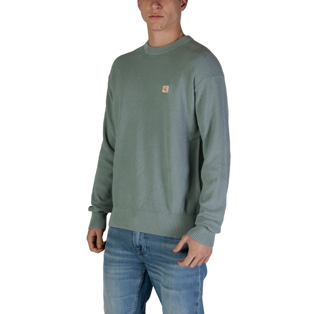 Calvin Klein Jeans Green Cotton Sweater