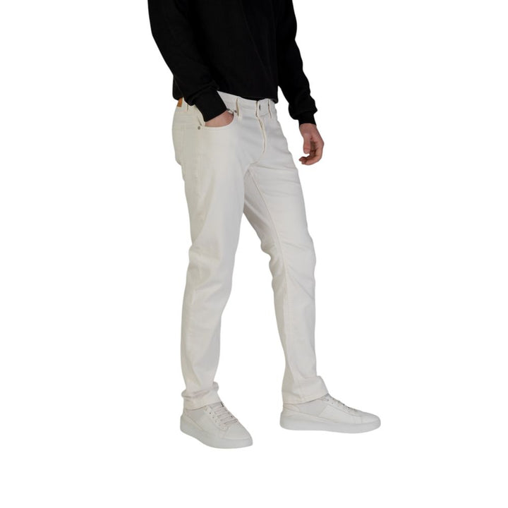 Jack Jones White Cotton Jeans & Pant