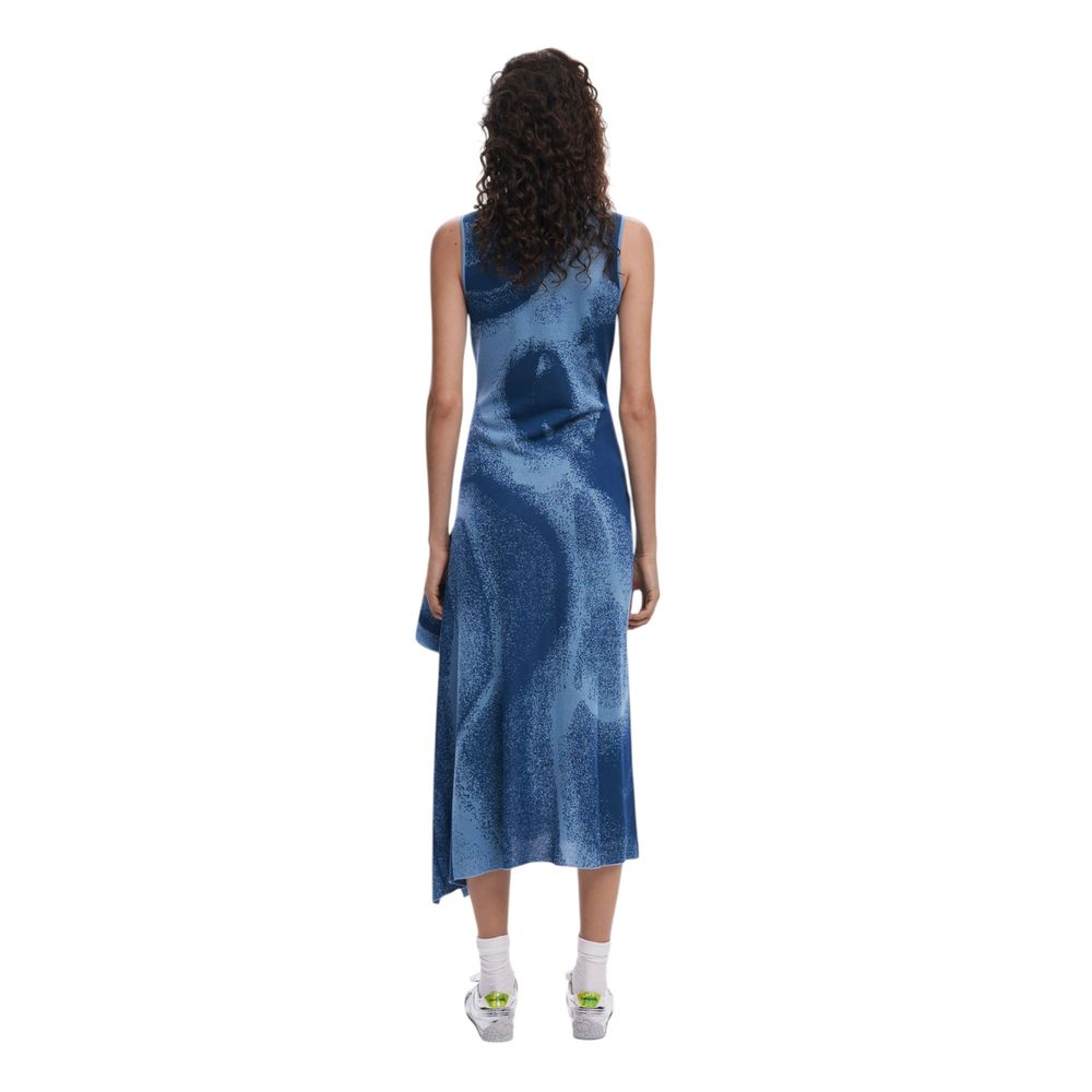 Desigual Blue Viscose Dress