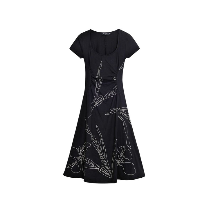 Desigual Black Cotton Dress