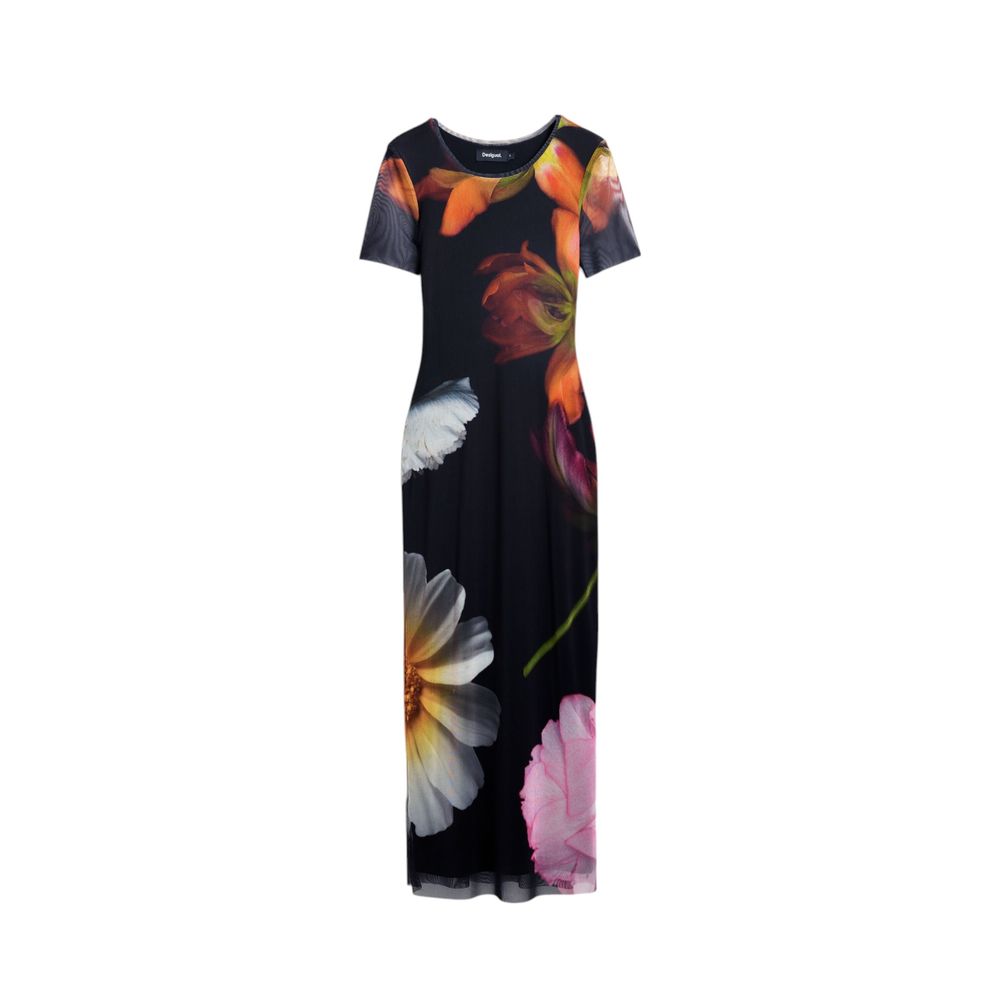 Desigual Black Viscose Dress