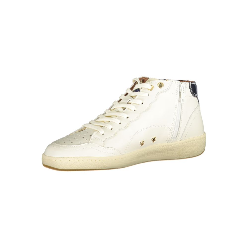 Blauer White Polyester Sneaker