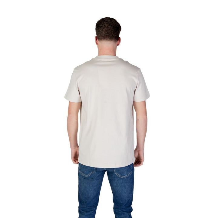 Calvin Klein Jeans Beige Cotton Rigenerato T-Shirt