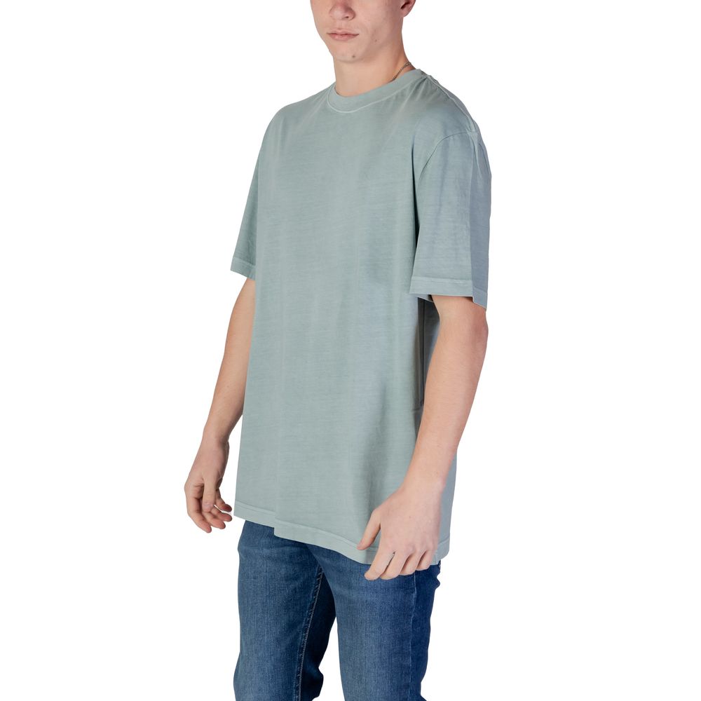 Calvin Klein Jeans Green Cotton Rigenerato T-Shirt