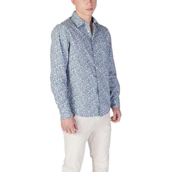 Replay Light Blue Cotton Shirt