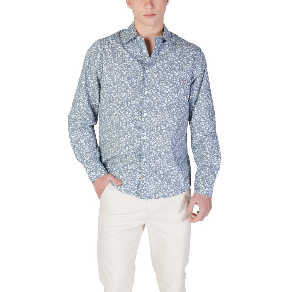 Replay Light Blue Cotton Shirt