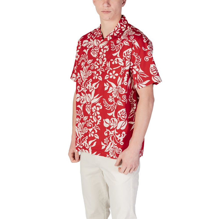 Replay Red Cotton Shirt