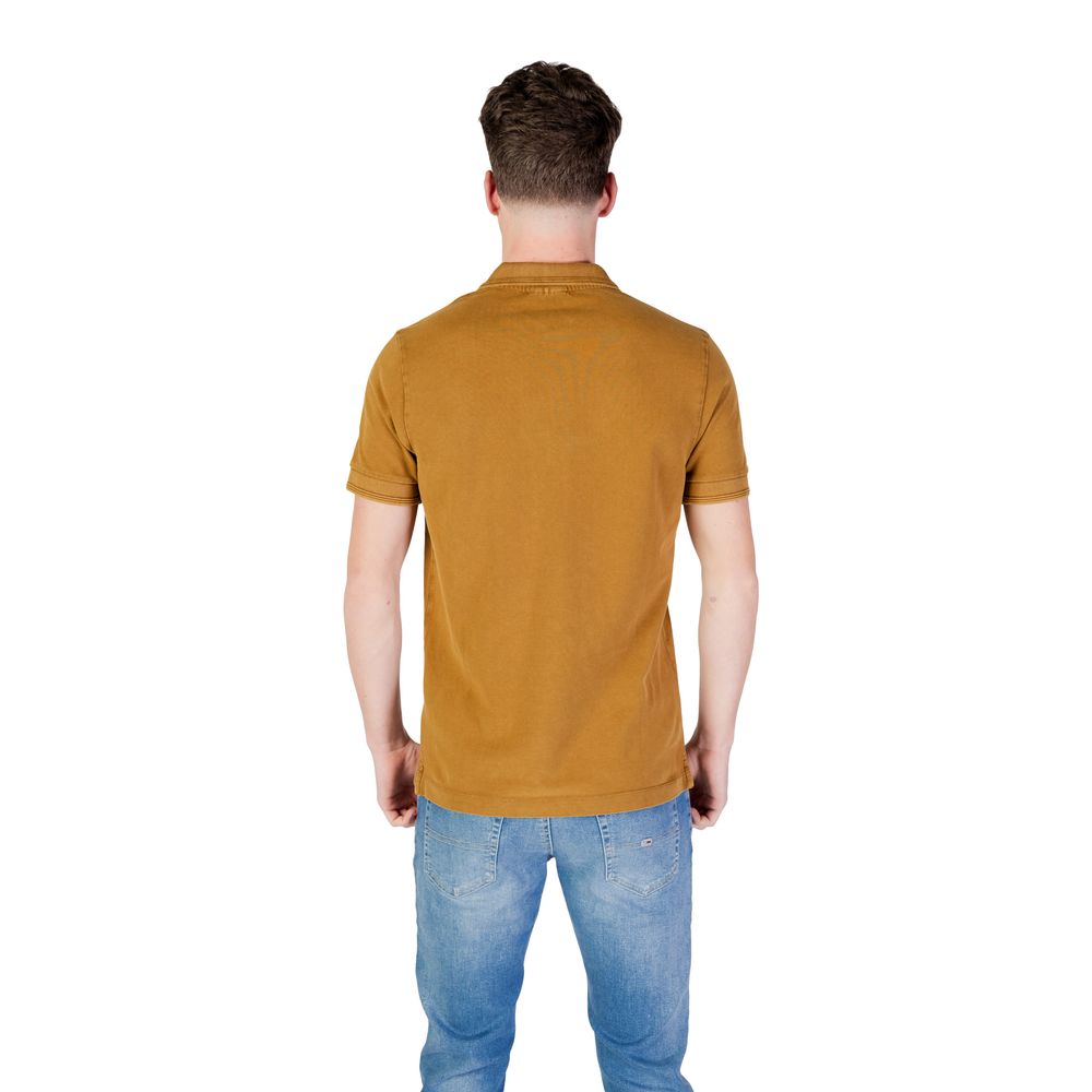 Replay Bronze Cotton Polo Shirt