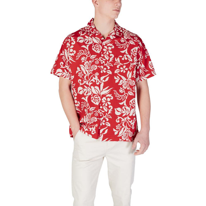 Replay Red Cotton Shirt