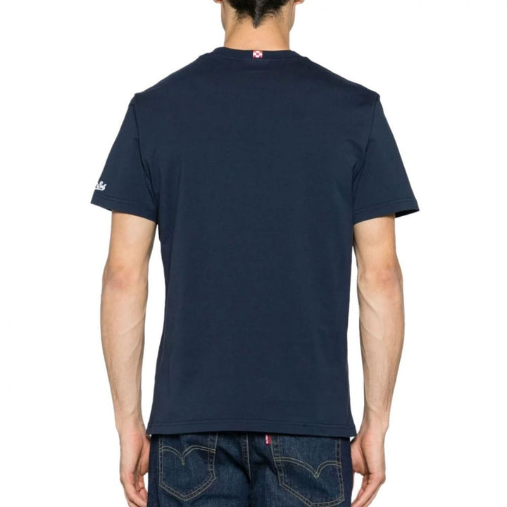 MC2 Saint Barth Blue Cotton T-Shirt