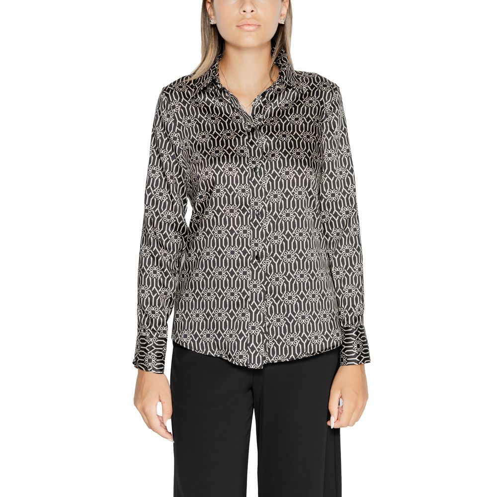 Rinascimento Black Polyester Shirt