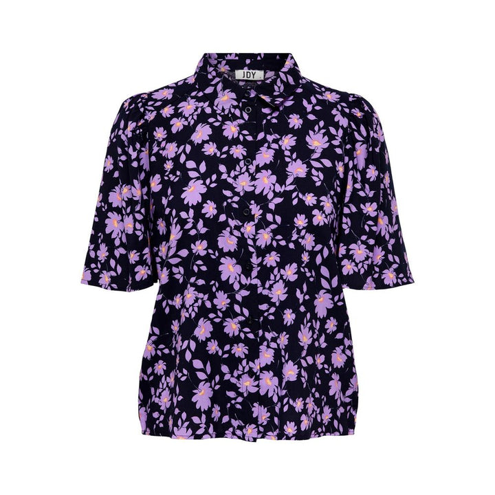 Jacqueline De Yong Purple Viscose Shirt