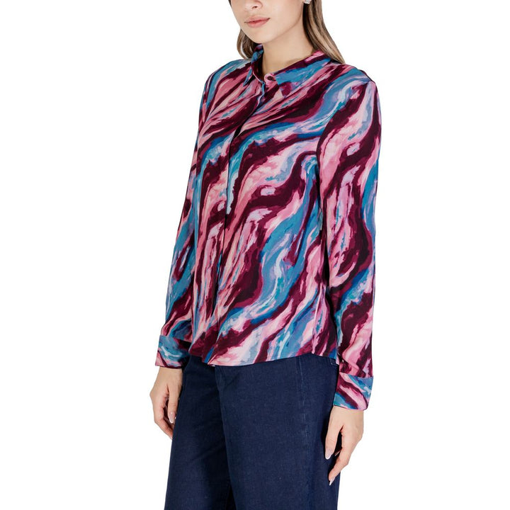 ICHI Multicolor Sustainable Viscose Sweater