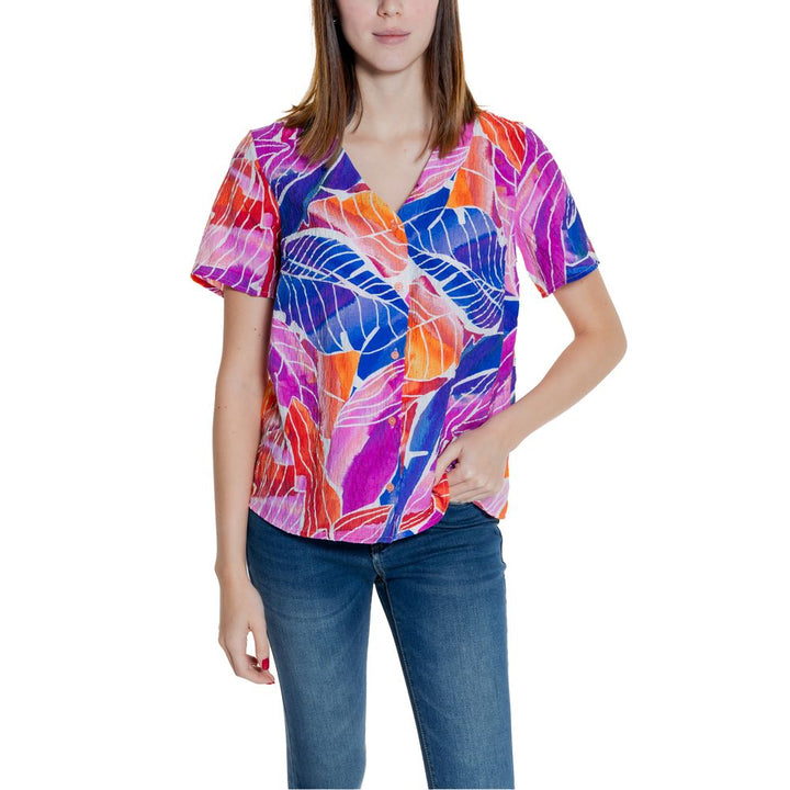 Vila Clothes Multicolor Viscose Shirt