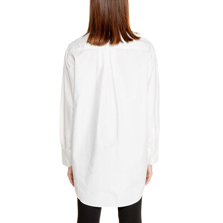 Calvin Klein Jeans White Cotton Rigenerato Shirt