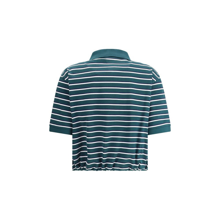 Prada Striped Cotton Polo Shirt