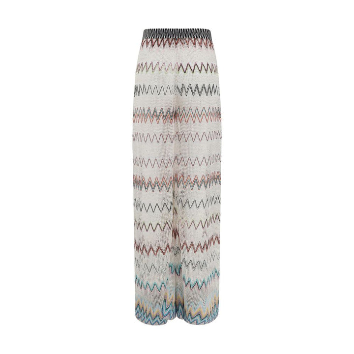 Missoni Zig zag patterned mesh Pants