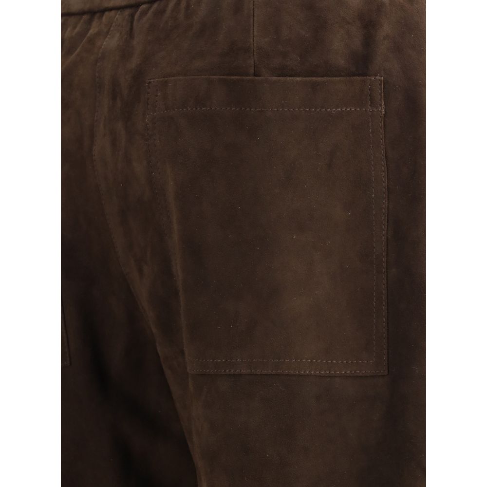 P.A.R.O.S.H. Suede Pants