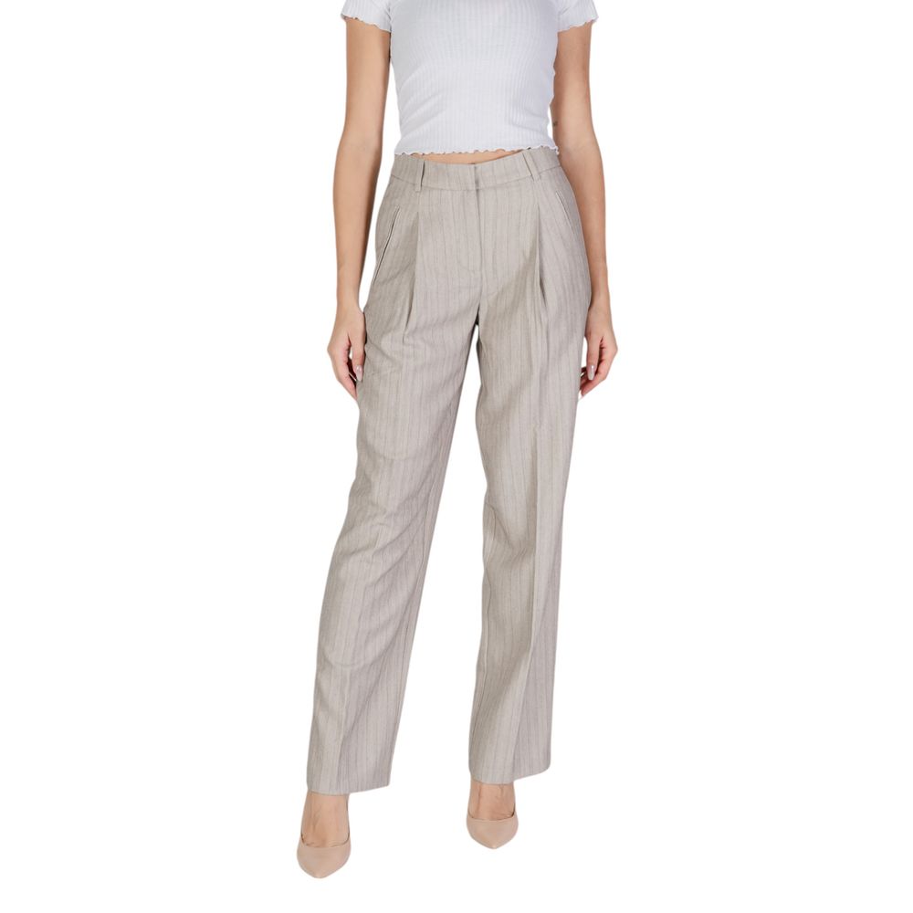 Vero Moda Gray Polyester Jeans & Pant