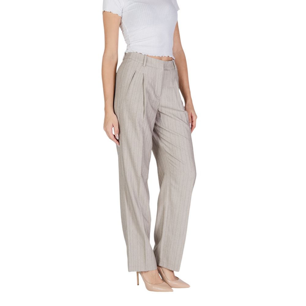 Vero Moda Gray Polyester Jeans & Pant