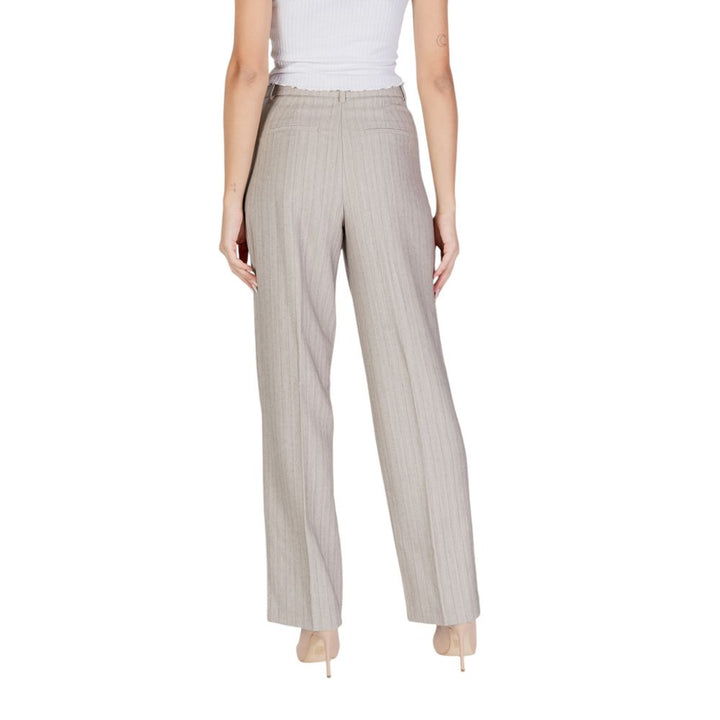 Vero Moda Gray Polyester Jeans & Pant