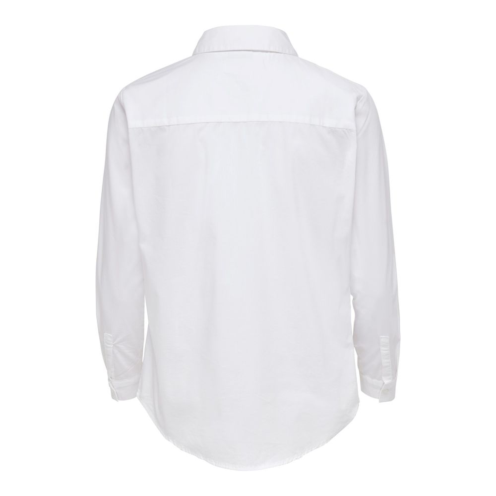 Jacqueline De Yong White Cotton Shirt