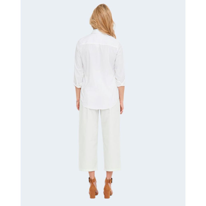 Jacqueline De Yong White Cotton Shirt