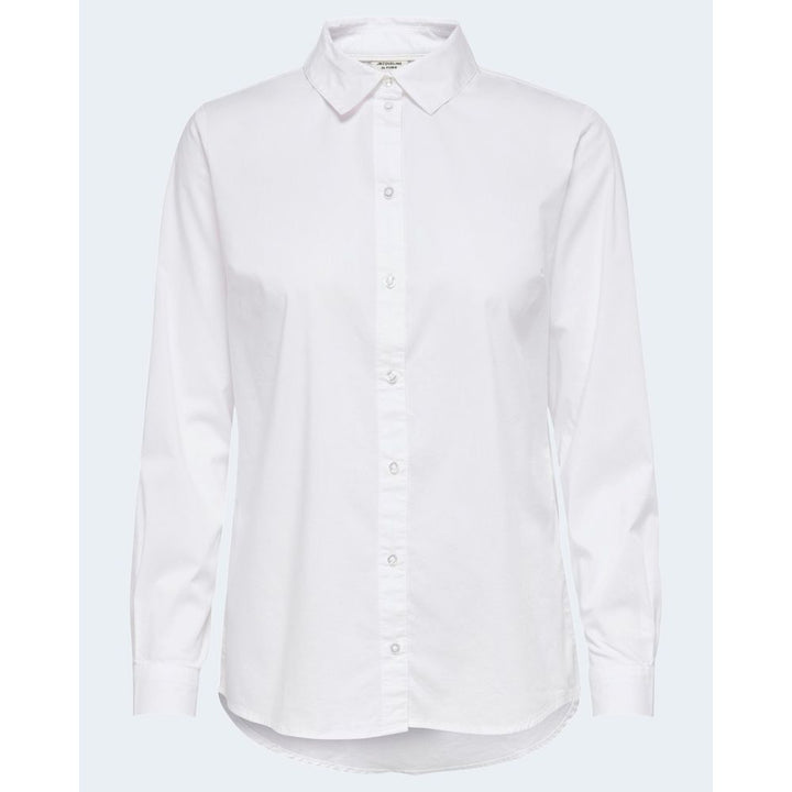 Jacqueline De Yong White Cotton Shirt