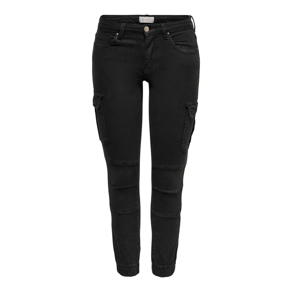 Only Black Cotton Jeans & Pant