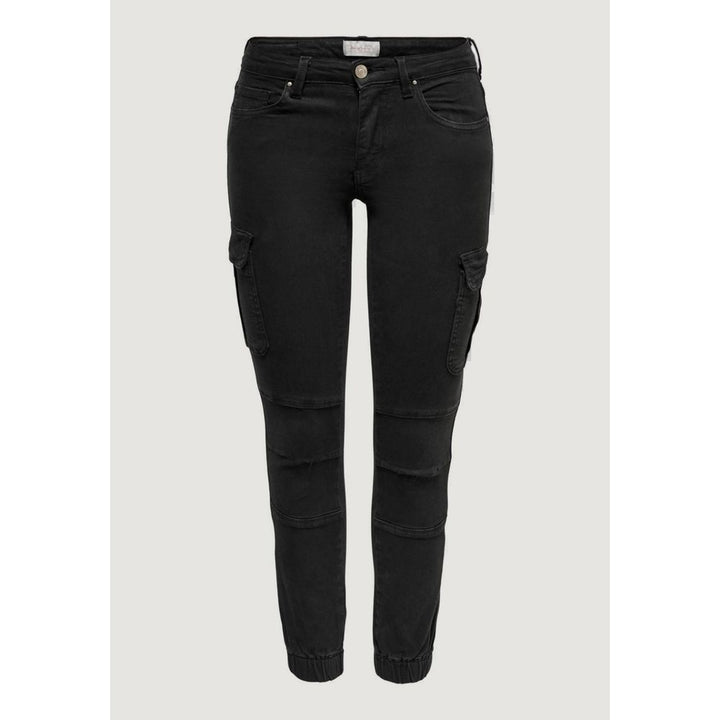 Only Black Cotton Jeans & Pant