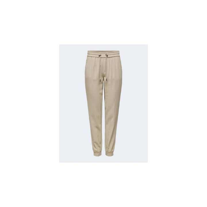 Only Beige Viscose Jeans & Pant