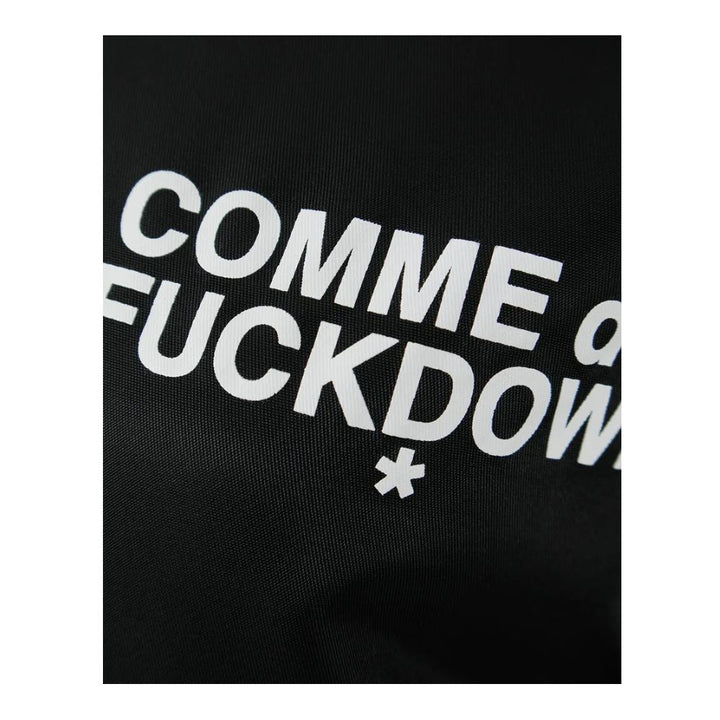 Comme Des Fuckdown Black Nylon Jackets & Coat