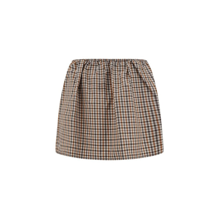 Miu Miu Check patterned Miniskirt