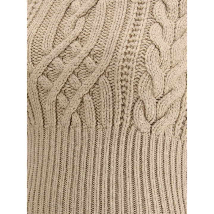 Magda Butrym Braided Turtleneck Top