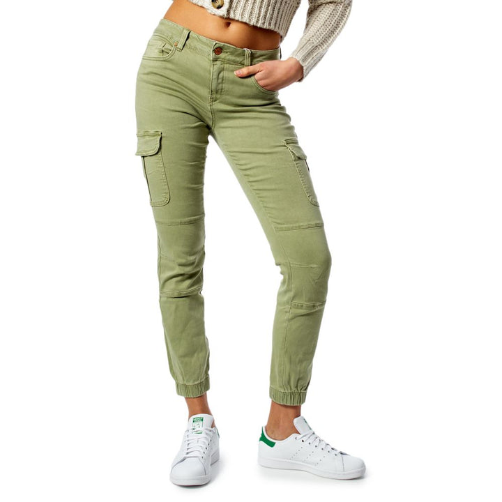 Only Green Cotton Jeans & Pant