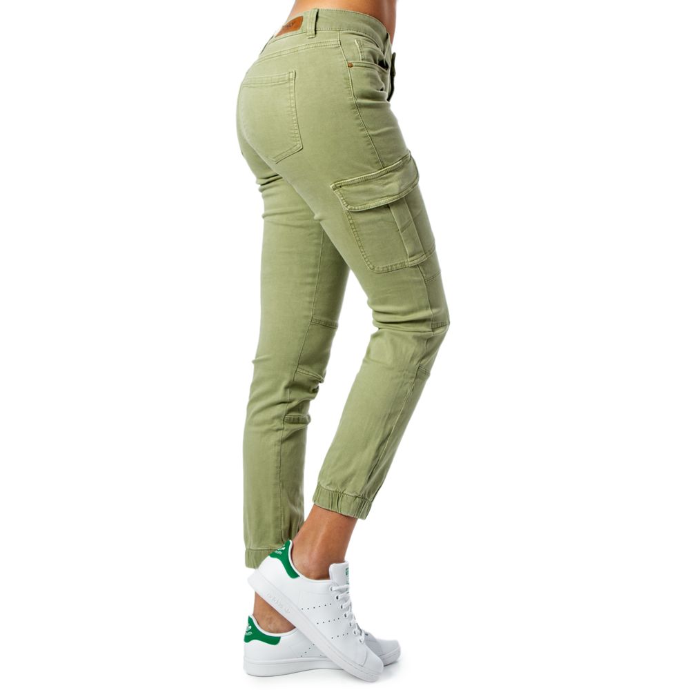 Only Green Cotton Jeans & Pant